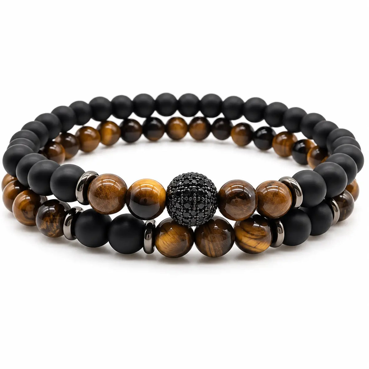 Alegio Black/Tiger armbandenset