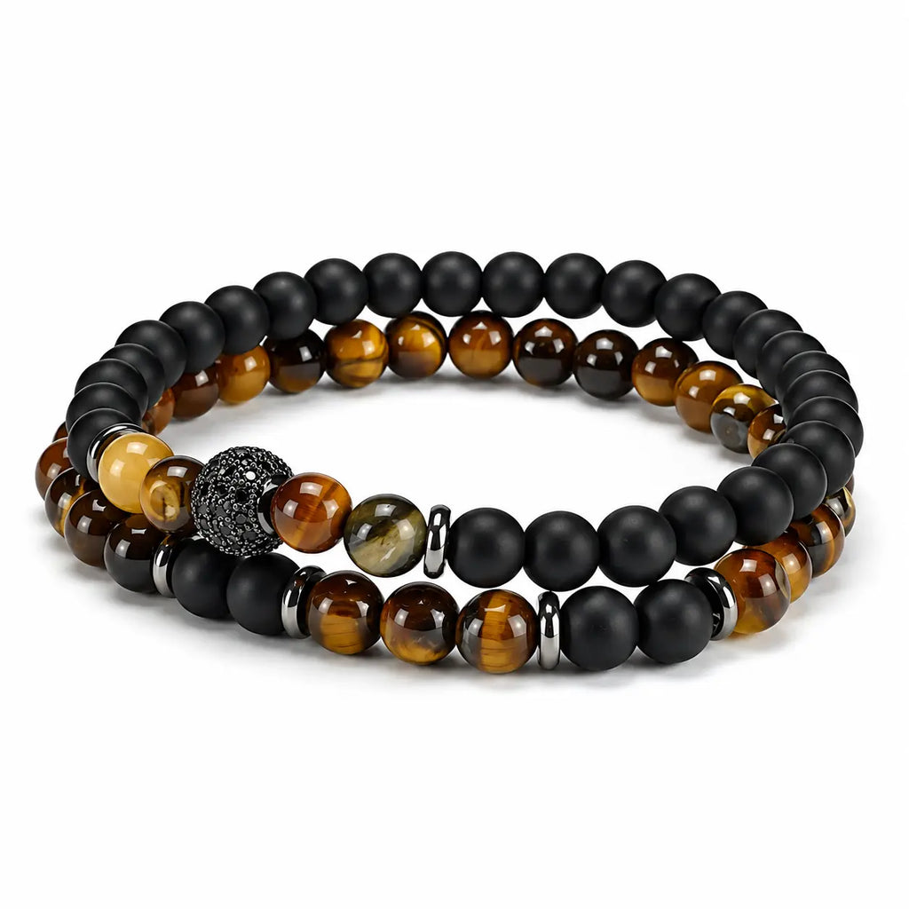 Alegio Black/Tiger armbandenset