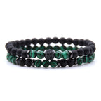 Alegio Black/Green armbandenset