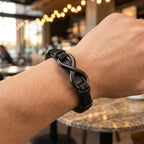 Badboyz Infinity Armband Zwart