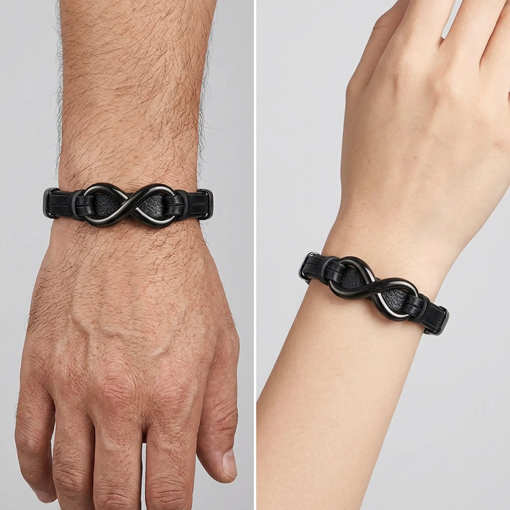 Badboyz Infinity Armband Zwart
