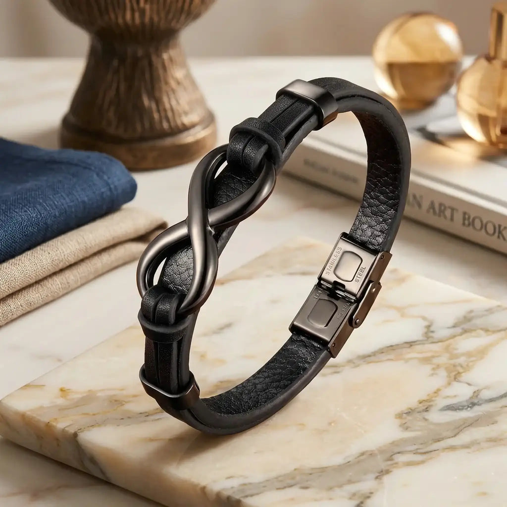 Badboyz Infinity Armband Zwart