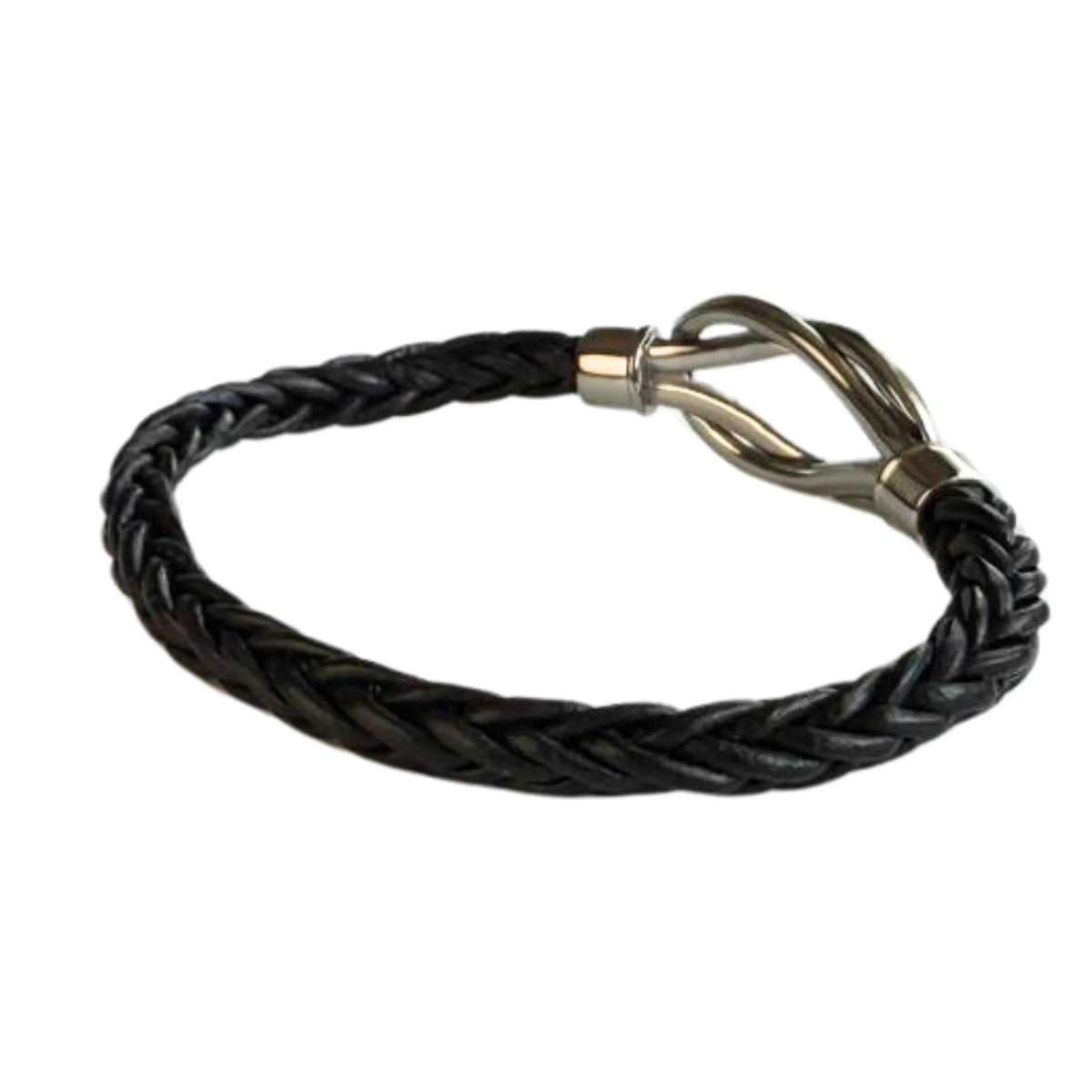 Gevlochten Armband Zwart Infinity
