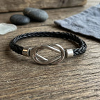 Gevlochten Armband Zwart Infinity