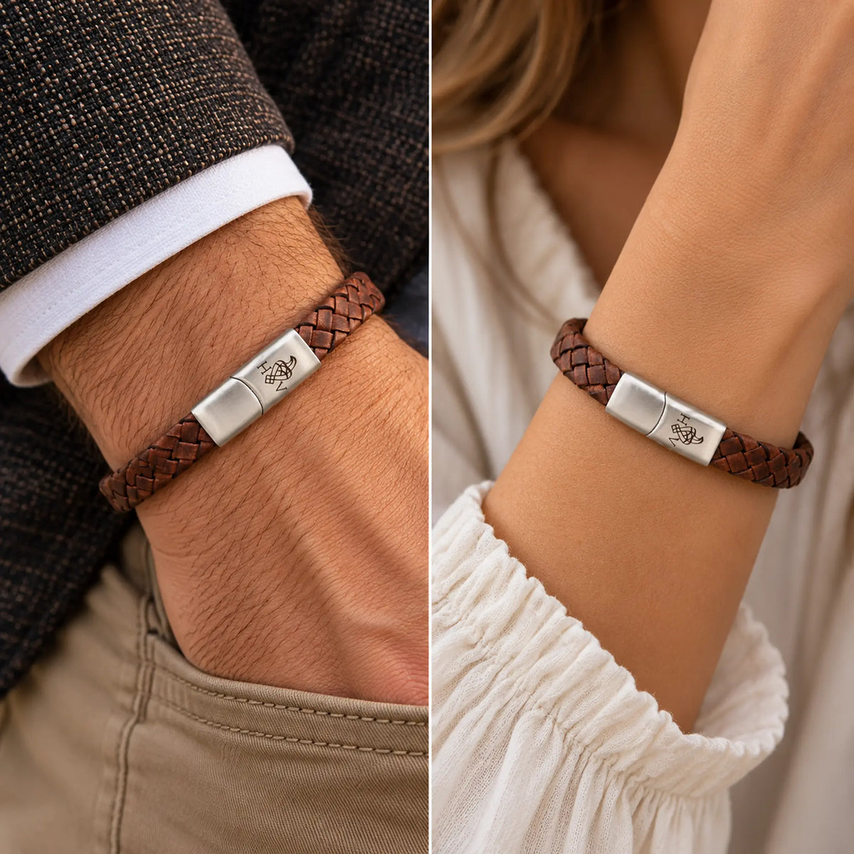 Hugo Valcke Armband 8mm keuze uit 4 kleuren