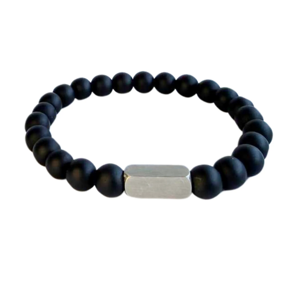 Graveer Armband Black Onyx