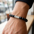 Graveer Armband Black Onyx