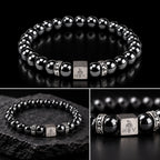 Hugo Valcke Black Hematite 8mm Armband