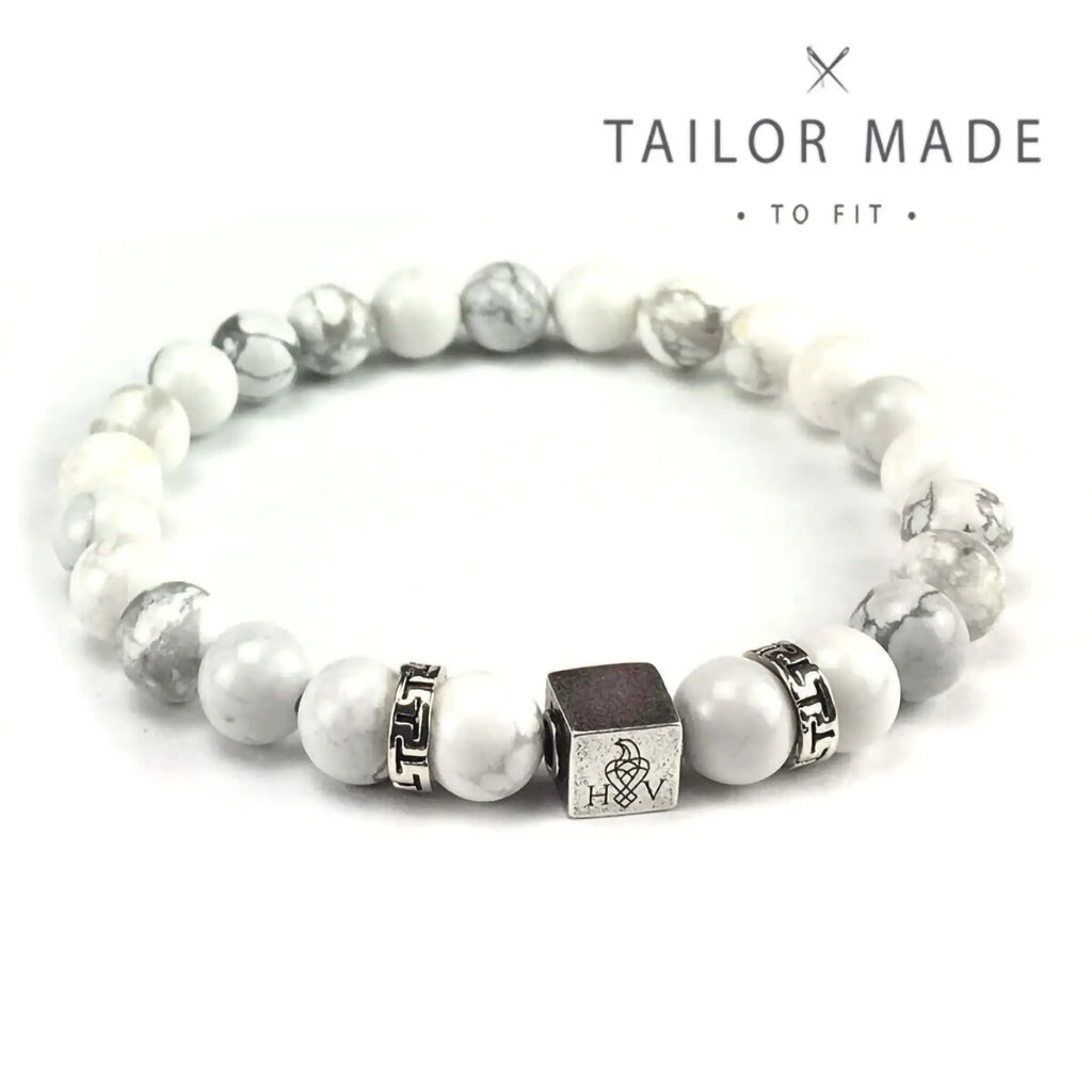 Hugo Valcke Howlite 8mm Armband