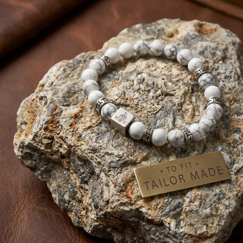Hugo Valcke Howlite 8mm Armband