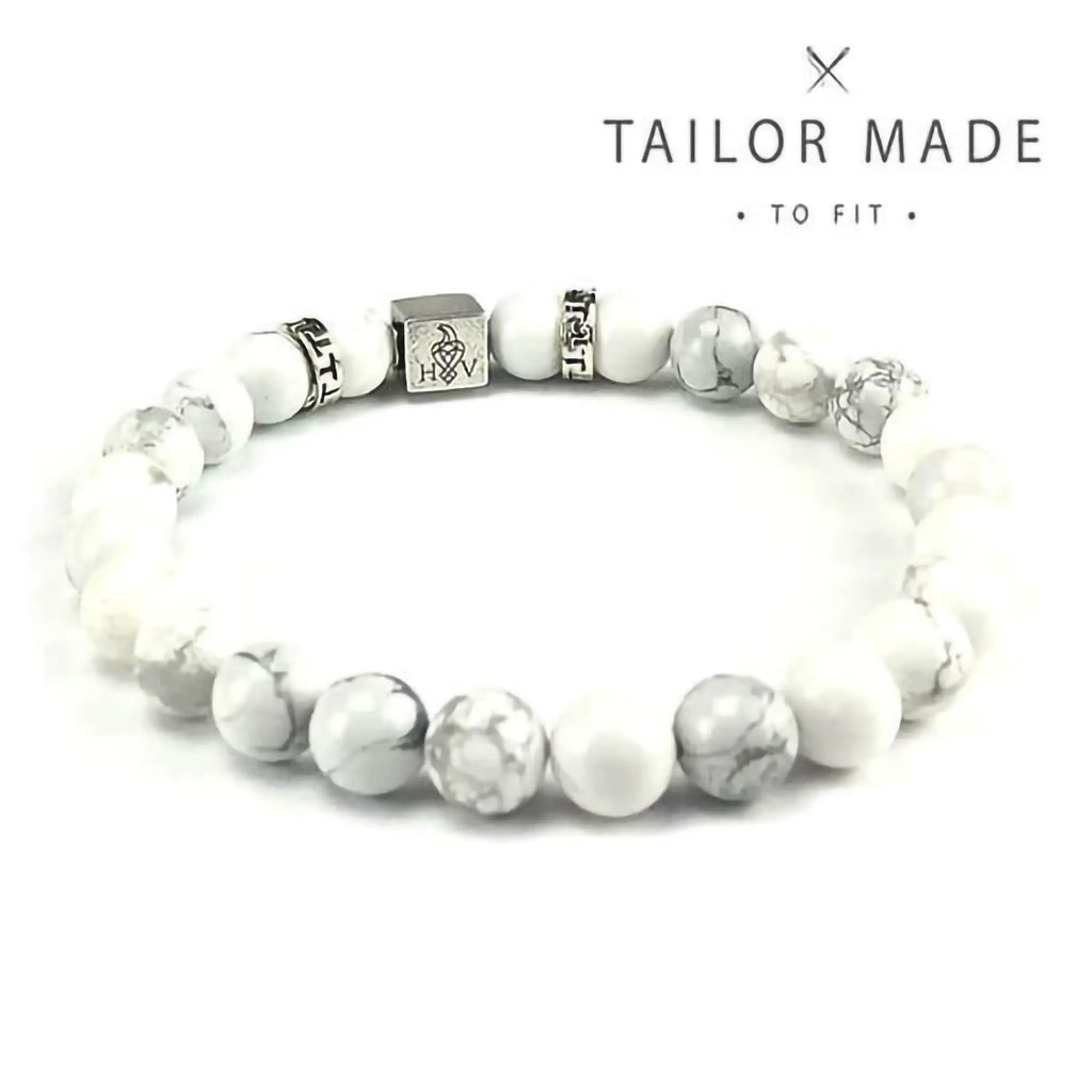 Hugo Valcke Howlite 8mm Armband