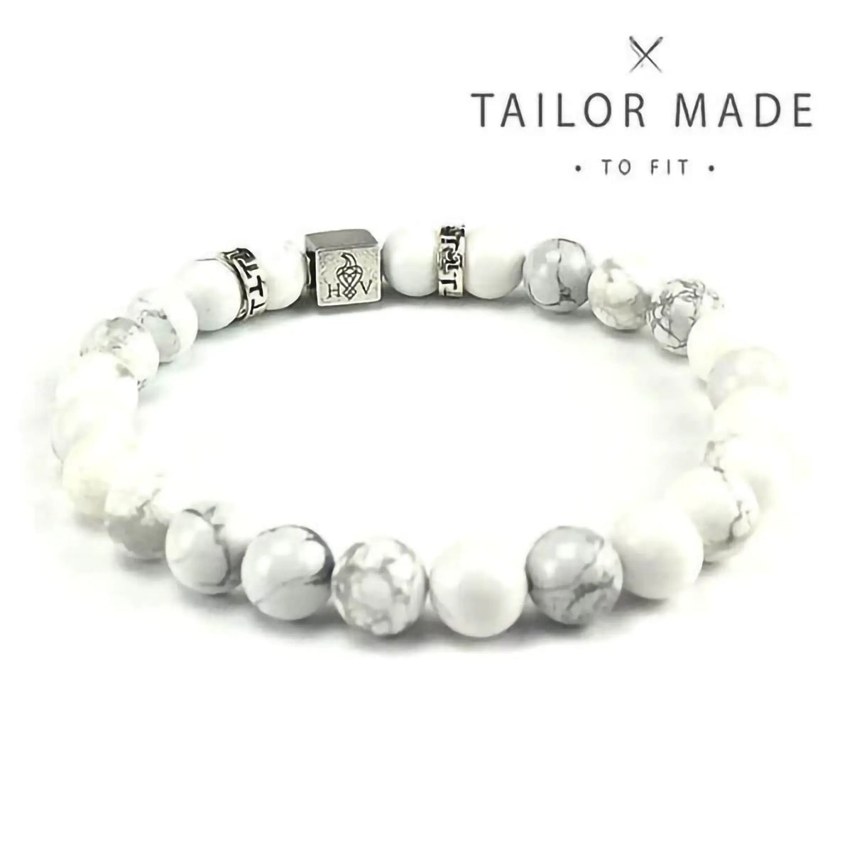 Hugo Valcke Howlite 8mm Armband