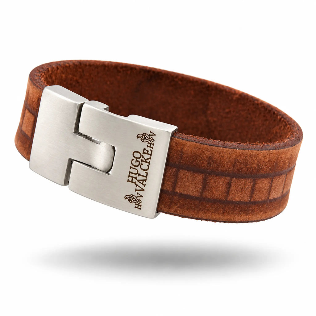 Hugo Valcke Brown Armband 20mm