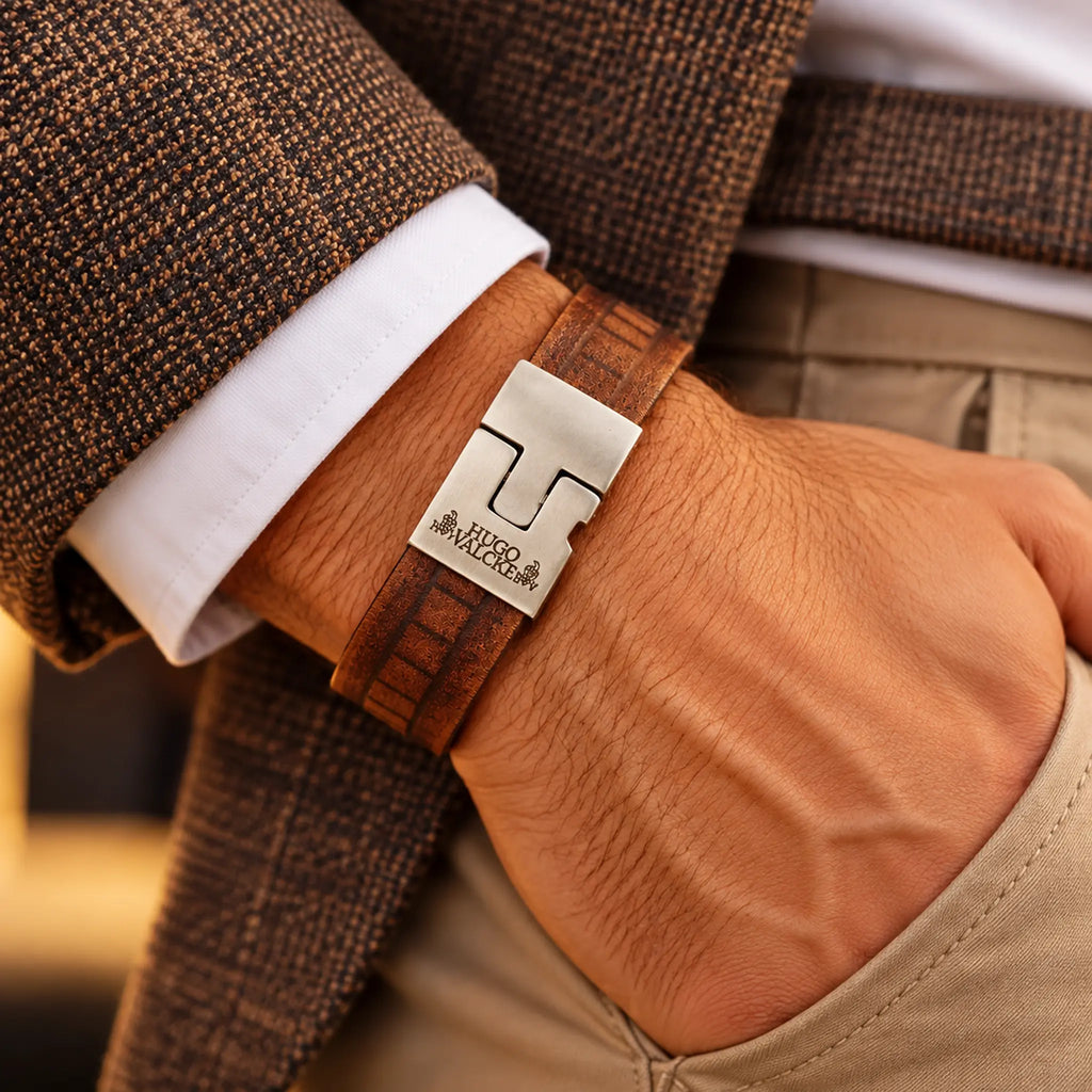 Hugo Valcke Brown Armband 20mm