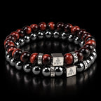 Hugo Valcke CombiSet – Hematiet & Red Tiger Eye