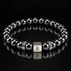 Hugo Valcke Black Hematite 8mm Armband