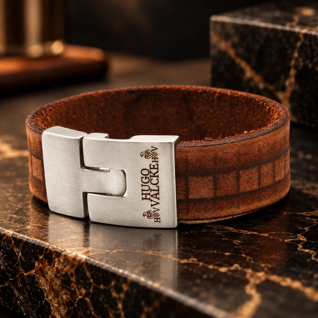 Hugo Valcke Brown Armband 20mm