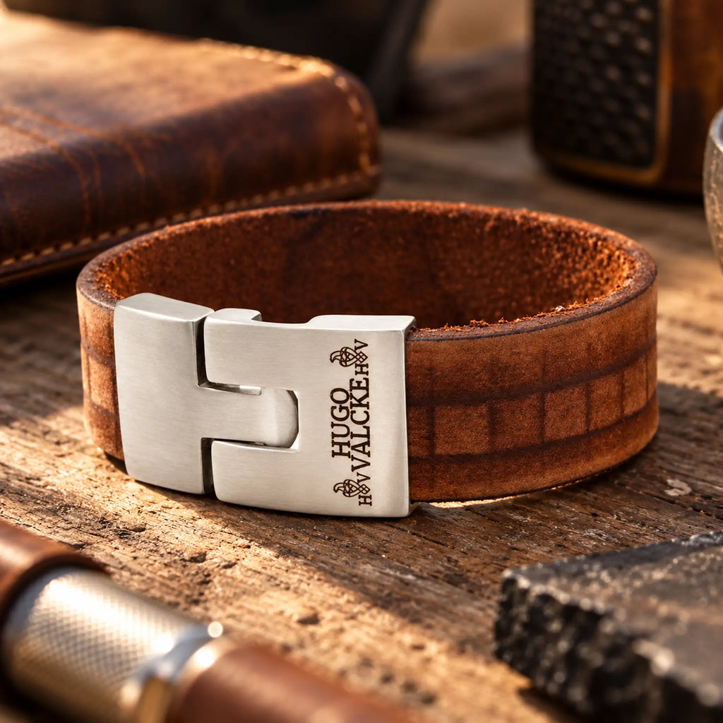 Hugo Valcke Brown Armband 20mm