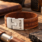 Hugo Valcke Brown Armband 20mm
