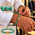 Graveer Armband-Turquoise-Gold
