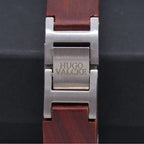 Hugo Valcke Wood-Brown-Silver Armband 14mm